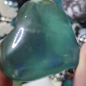 Fluorite heart